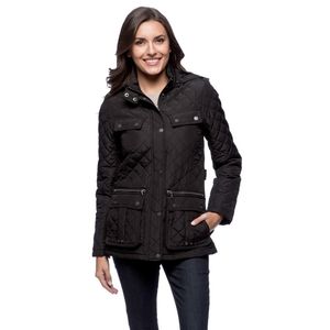 Tommy Hilfiger Quilted Jacket with Hoodie Size S